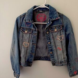 EUC Gap jeans girls jeans jacket size 8